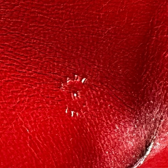 RARE Cartier Red Bordeaux Burgundy Leather & Gold Vintage Passport Holder - Picture 8 of 10